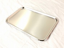 【米軍放出品】未使用品 ステンレストレー W48.5×D32×H2cm トレイ 浅型トレー VOLLRATH REF80190 (100) ☆BC5GK-W#24_画像1