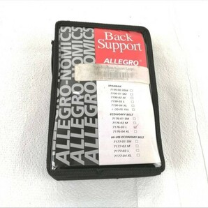 【米軍放出品】☆ALLEGRO BACK SUPPORT アレグロ バックサポート 7176-03Lサイズ エコノミーベルト コルセット腰サポーター(60)☆CC25Aの画像8