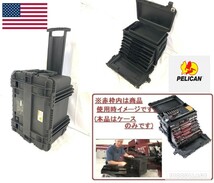 【米軍放出品】ペリカン/Pelican ツールボックス 工具箱 ツールチェスト ハードケース キャスター付 収納ケース 道具箱(160)XC22IK#24_画像1