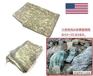 【米軍放出品】☆ポンチョライナー キャンプ アウトドア キルティング ミリタリー ユニバーサルカモ 迷彩 防寒 US-ARMY(80)XC18PK-2#24