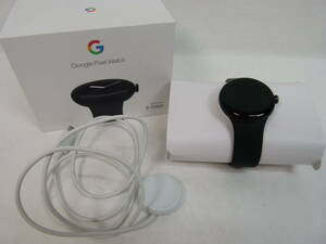 ◇G26◇中古品◇スマートウォッチ◇Google Pixel Watch GQF4C グーグル ピクセルウォッチ Matte Black ステンレスケース