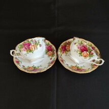 ロイヤルアルバート Royal Albert オールド カントリーローズエイボン ティーカップ＆ソーサーペア England 製 廃版品【現状品】xy520119_画像2