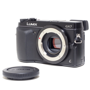 ★ 動作保証・中古 ★ Panasonic LUMIX DMC-GX7 ブラック 本体のみ (付属品・バッテリー無し)