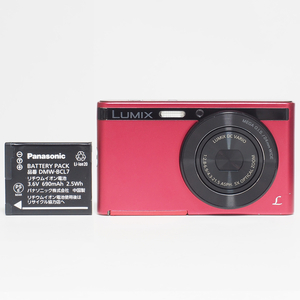 ★ 撮影可能・ワケあり品 ★ パナソニック LUMIX DMC-XS1 レッド (純正バッテリー付き)