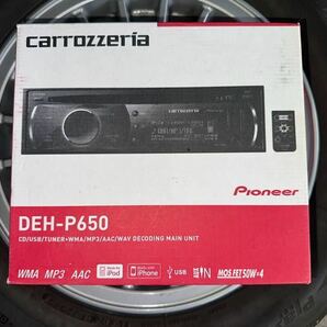 カロッツェリア パイオニア carrozzeria USB CD 1DIN Bluetooth カーオーディオ DEH-p650の画像1