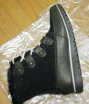 SOREL　ブーツ　COZY JOAN WOMENS LIMITED　スエード＆スムースレザー　防水　24cm (US7) ブラック　ソレル　レディース_画像7