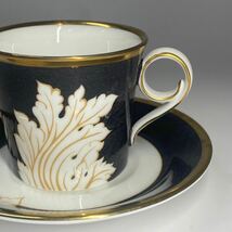 ウェッジウッド【タイムフォーウェッジウッド　カップ&ソーサー　】WEDGWOOD デミタス パウダーブラック BLACK コーヒーカップ_画像3