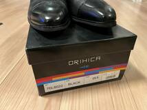 ORIHICAオリヒカ★未使用タグ付きビジネスシューズ25.5cmブラック★箱付_画像3