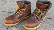 ティンバーランド ブーツ 24.5cm　ブラウン ワークブーツ Timberland レザーブーツ_画像9