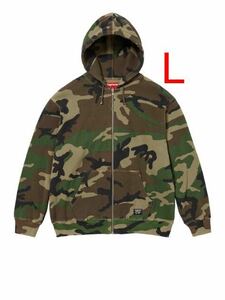 国内正規新品 L 24ss Supreme Hooded Zip Up Thermal Woodland Camo サーマル パーカー カモ