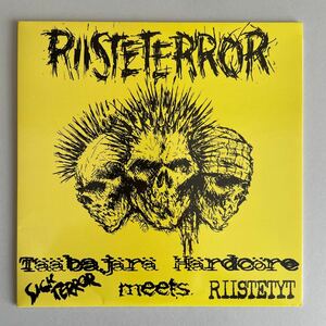 RIISTETERROR - taabajara hardcore 7”EP ハードコア punk 