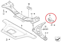 BMW E46 E85 E86 Z4 コントロール ロアアーム ブッシュ/ブラケット フロント 右側 318i 320i 325i 328i 2.5i 31124004360 31126783376 新品_画像3