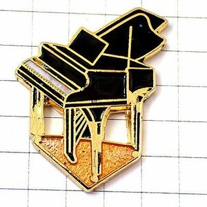  pin badge * music grand piano black . musical instruments * France limitation pin z* rare . Vintage thing pin bachi