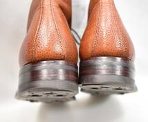 【GRENSON】英国製しぼレザーブーツ茶6.5footmaster革靴グレンソンレースアップ_画像5