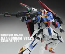 MG 1/100 MSZ-006 ゼータガンダム Ver.ka 塗装済完成品 Zガンダム_画像1