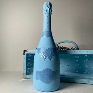 エンジェル シャンパン ドゥミセック ブルー　箱付き　 ケース　 ロゼ