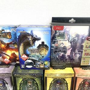 【D222】モンスターハンター PCゲーム まとめ売り Windows ＋Wiiコントローラー他 フロンティア オンライン中古美品♪の画像2