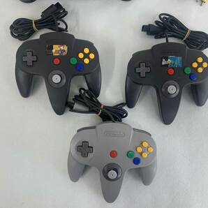 【D253】Nintendo64 任天堂 本体 NUS-001 コントローラー ソフト まとめ売り 大乱闘スマッシュブラザーズ ポケモンスタジアム マリオ 他の画像5