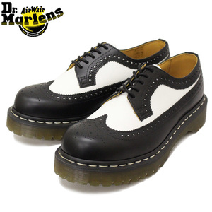 Dr.Martens (ドクターマーチン) 10458001 3989 BEX 5ホール ベックス レザーシューズ BLACK&WHITE UK5-約24.0cm