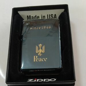 ZIPPO ライター Peace ピース since1946 彫刻 15年製 送料無料
