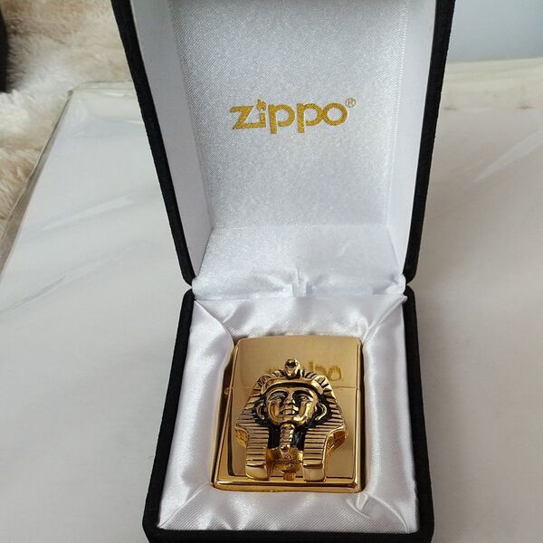 ZIPPO ライター ツタンカーメン エジプト メタル張り NO.1 送料無料