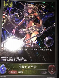 ★新品★シャドウバースエボルヴ★Shadowverse EVOLVE★PR-077　PR 宝杖の司令官★プロモ★レアカード★