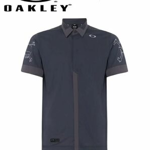 オークリー ゴルフ ウェア スカル OAKLEY SKULL DOUBLE BRASSARD SHIRTS GRAPHITE