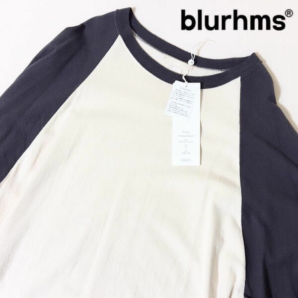 blurhms ブラームス シルクネップベースボールラグランT 23SS