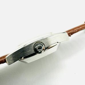 オメガ AT/自動巻 ジュネーブ デイト シルバー文字盤 レディース腕時計 非稼働の画像2