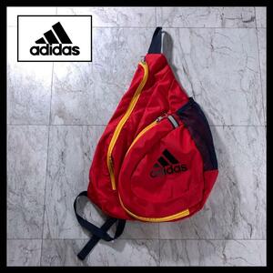 00S Adidas Tech One Plound Sling Body Bade Y2K Red