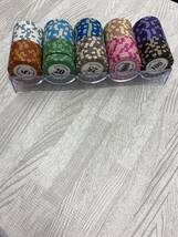 【同梱不可】ジャンク現状品★☆Red Dice☆★カジノチップ★3セット☆一部蓋チップ無し?KI-0312_画像5