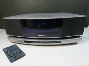 ■BOSE　ボーズ　「WAVE　Music　System　Ⅳ　417788-WMS　・Sound Touch　Pedestal　412634SMR　リモコン付き