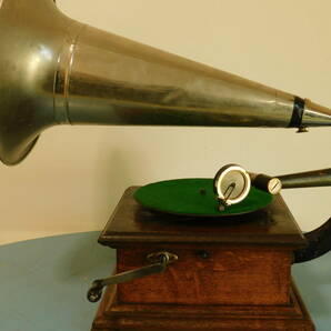 1900年代 欧米蓄音機時代 超有名ブランド 自分コレクションより最終格安セール！！ 1904年英国 エミール・ベルリーナ当時物の画像3