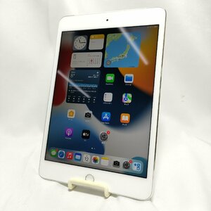 ☆液晶綺麗☆バッテリ良好93%！！ iPad mini 4 128GB WiFi+Cellularモデル シルバー (7.9インチ/Retina/iOS/GPS)7BGHMP