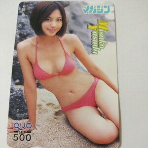 安田美沙子　クオカード