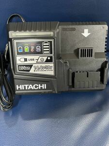 送料無料　希少　HITACHIロゴ　日立工機 ハイコーキ 充電器 HITACHI 18V バッテリー充電器 HIKOKI 14.4v