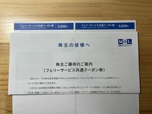 商船三井フェリーサービス共通クーポン券 ２枚