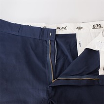 Dickies ディッキーズ 874 FLEX ワークパンツ メンズW42 ダークネイビー ORIGINAL FIT ビンテージ 大きいサイズ pt-1350_画像3