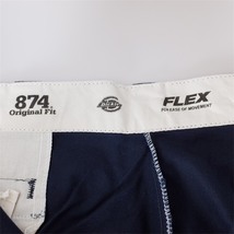 Dickies ディッキーズ 874 FLEX ワークパンツ メンズW42 ダークネイビー ORIGINAL FIT ビンテージ 大きいサイズ pt-1350_画像4