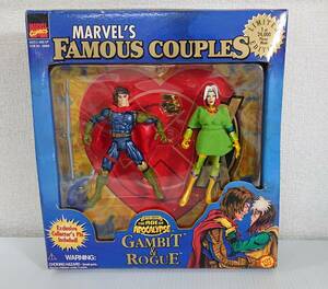 【未開封品・箱ダメージ有り】：トイビズ ガンビット ローグ フィギュア Marvel's Famous Couples(20240301)