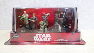 【未開封品・箱ダメージ有り】：スターウォーズ フィギュアセット STARWARS 6体セット ヨーダ 他 ディズニーストア(20240314)