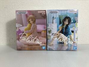 【未開封品　箱ダメージ有】：2種セット アイドルマスター シャイニーカラーズ Relax time　櫻木真乃 三峰結華 フィギュア(20240311)