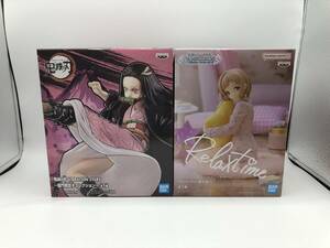 【未開封品・箱ダメージ有り】：鬼滅の刃　竈門禰豆子　アイドルマスター　櫻木真乃　プライズフィギュア　2点セット(20240312)