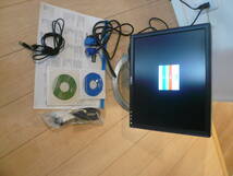 即決　パネルモニター RGB DVI　電源ケーブル USBケーブル　説明書　WindowsXP　CD付　1704FPVt DELL 17型　DELLデル フラット_画像1