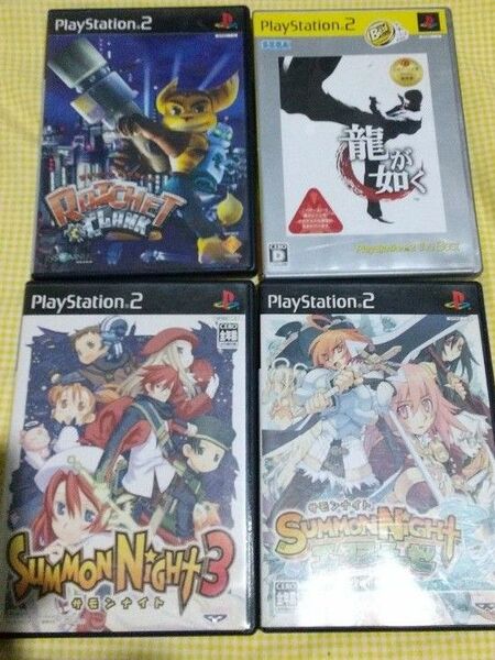 PS2ソフト４本セット