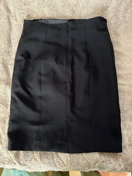 手作りスカート 黒 中古品