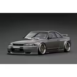 イグニッションモデル PANDEM GT-R BCNR33 R33 NISSAN SKYLINE Gun Metallic 1/18 IG3030 ニッサン スカイライン 