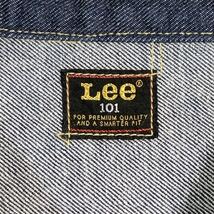 【美品】Lee 101J 【101 PROJECT RIDERS JACKET】デニムジャケット Gジャン 刺繍 インディゴ Lサイズ_画像8