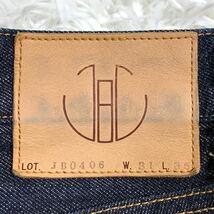 JAPAN BLUE JEANS ジャパンブルージーンズ JB0406 14oz セルビッチ テーパード デニムパンツ インディゴ 日本製 W31_画像6