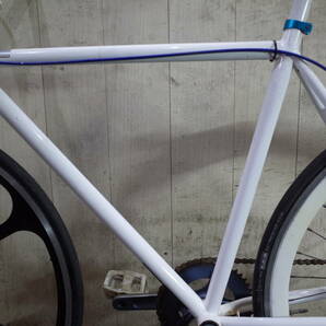 人気良品！HIGH VOLTAGE ENEGY FRAME 700C クロモリ 530mm ピストバイク（FREE＋固定）の画像6